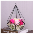 Hot Selling Diamond Shape Glass Plants Terrarium Geometric